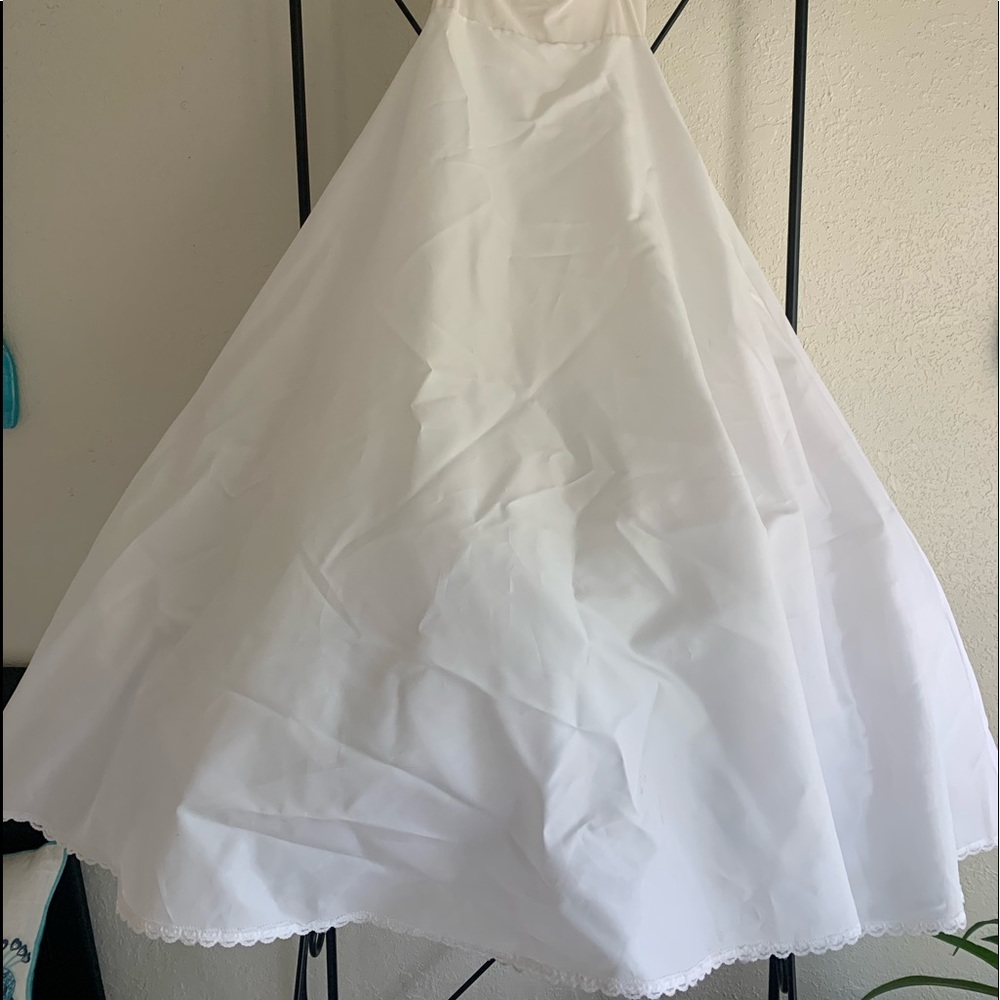Wedding gown flair slip